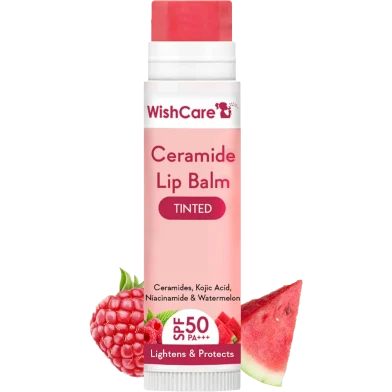 WishCare Ceramide Lip Balm with SPF 50 PA Plus Plus Plus (Tinted) -424051913 - Rokomari product